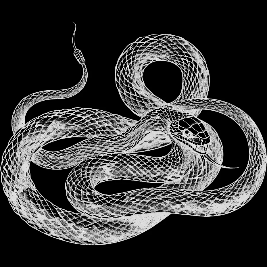 Snake Kit brush 38 of 100 — Procreate stamp preview