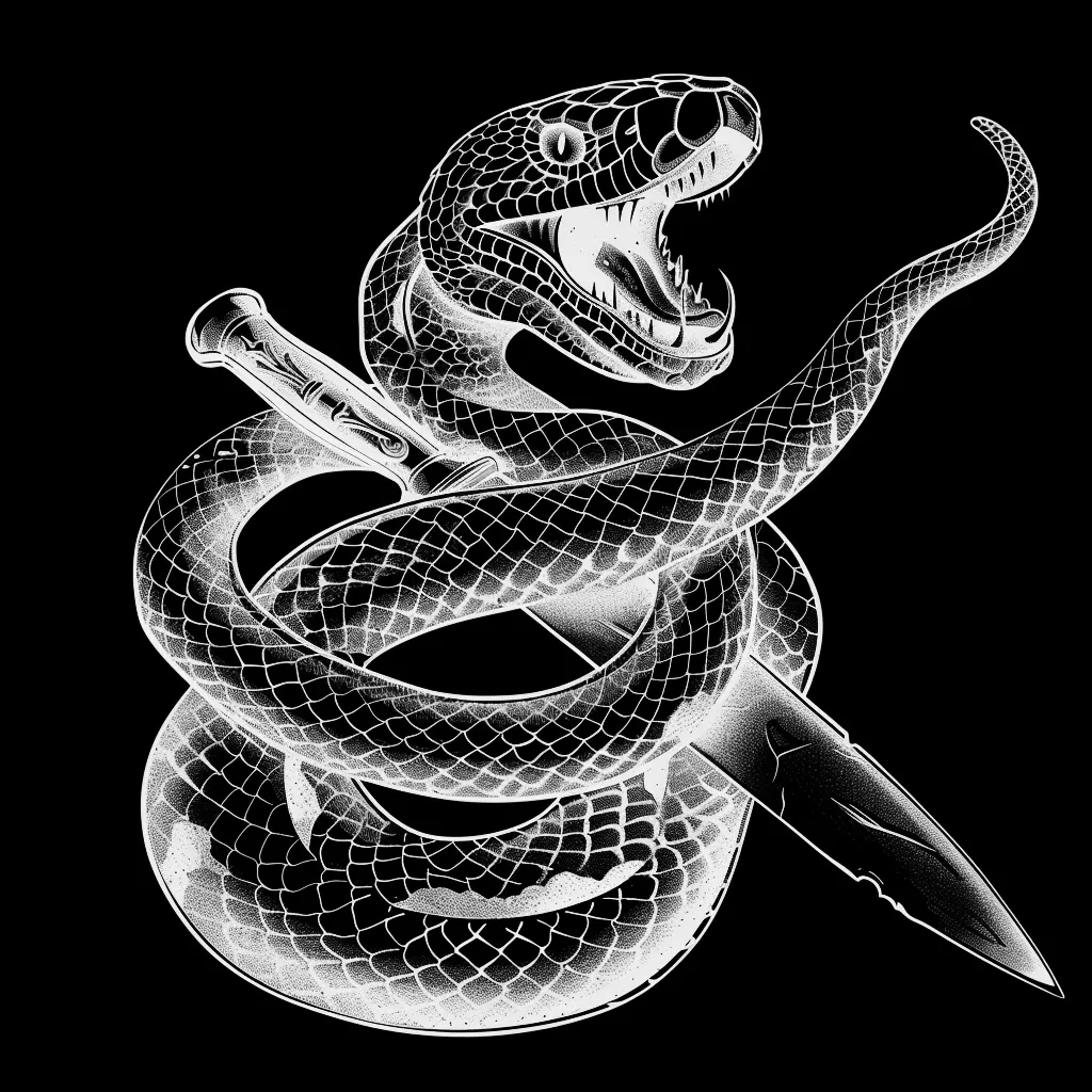 Snake Kit brush 48 of 100 — Procreate stamp preview