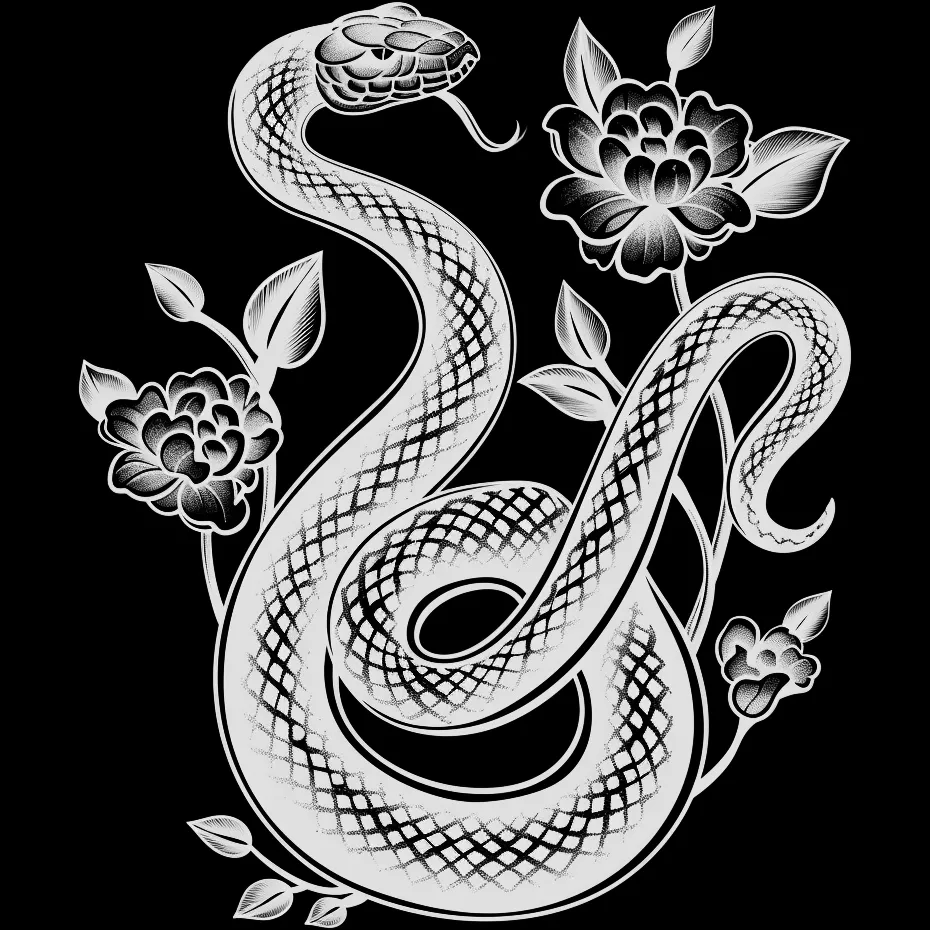 Snake Kit brush 50 of 100 — Procreate stamp preview