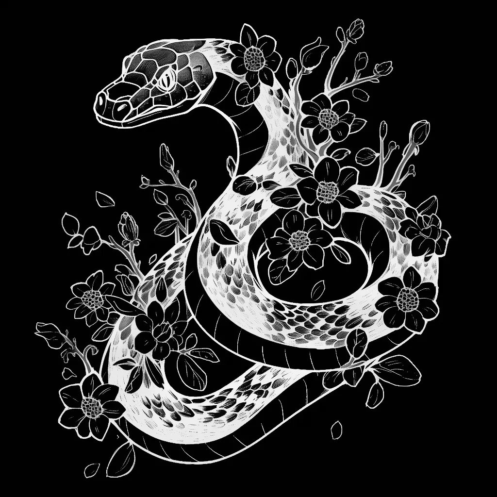 Snake Kit brush 62 of 100 — Procreate stamp preview
