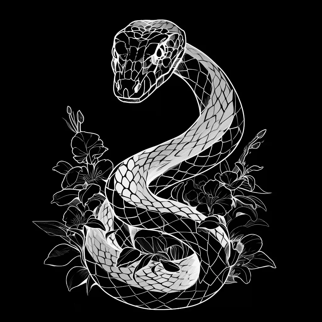 Snake Kit brush 94 of 100 — Procreate stamp preview