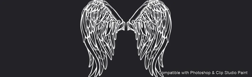 Tattoo Flash brush 73 of 74 — Photoshop & Clip Studio Paint .abr preview