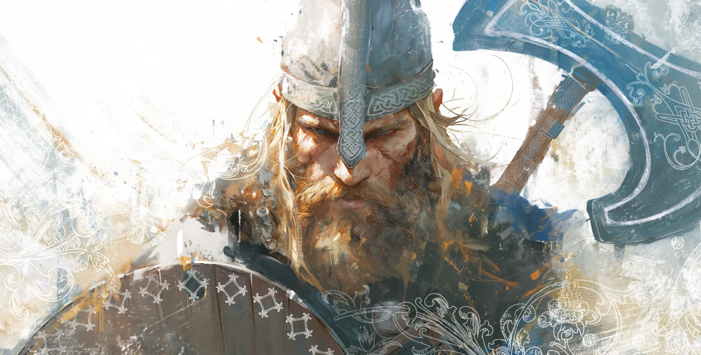 Warrior study — finished art made with Brusher Procreate brushes