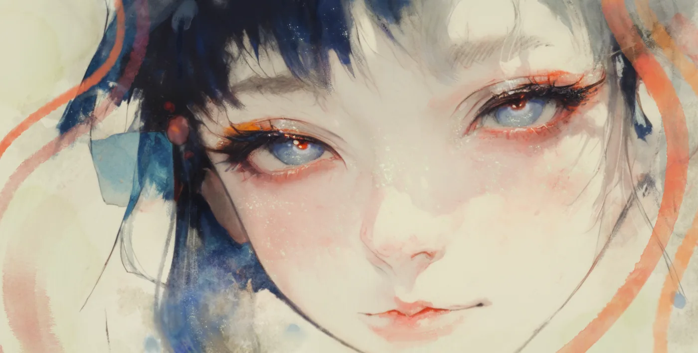 anime art made in Procreate with Brusher brushes