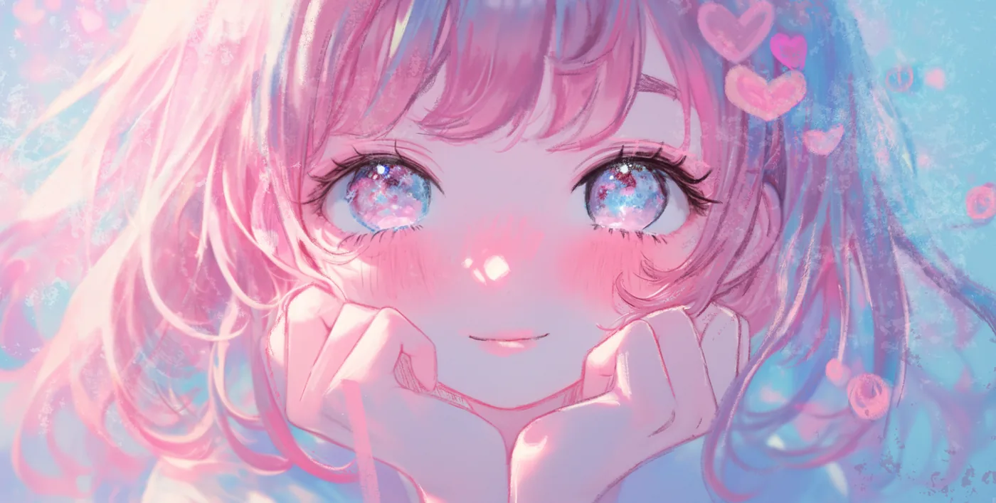 anime art made in Procreate with Brusher brushes