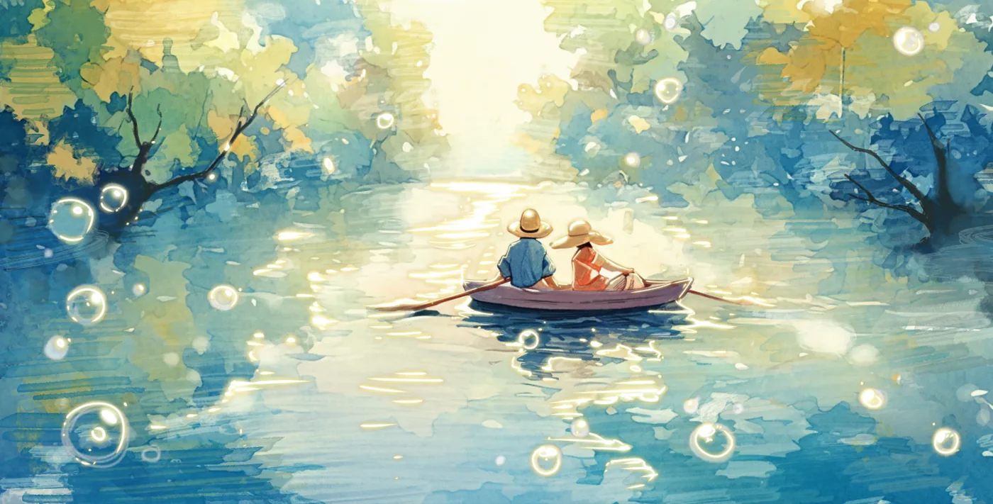 watercolor art made in Procreate with Brusher brushes
