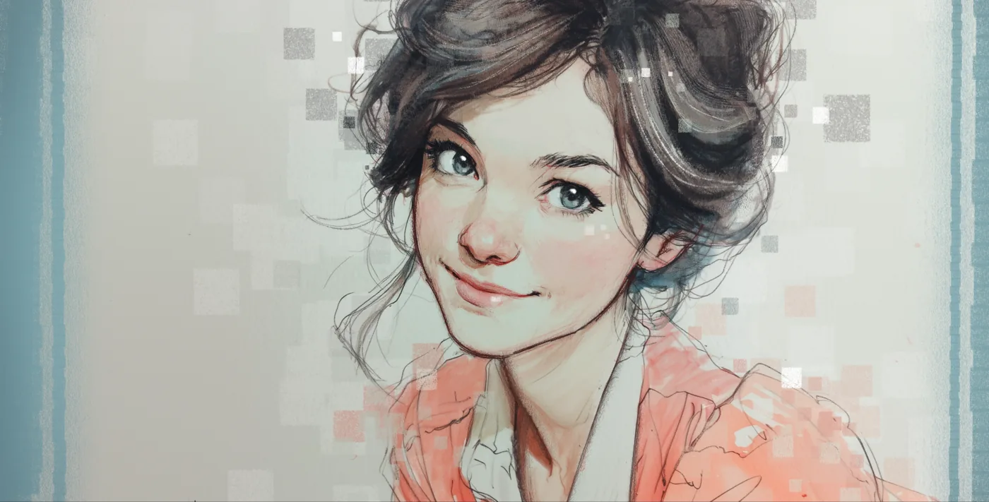 sketch art made in Procreate with Brusher brushes